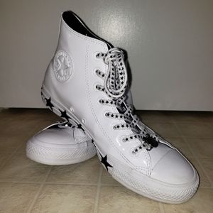 White rubber Converse All Stars